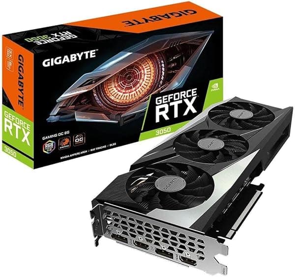 Gigabyte Tarjeta de video - GeForce RTX 3050, 8GB GDDR6 GV-N3050GAMING OC-8GD