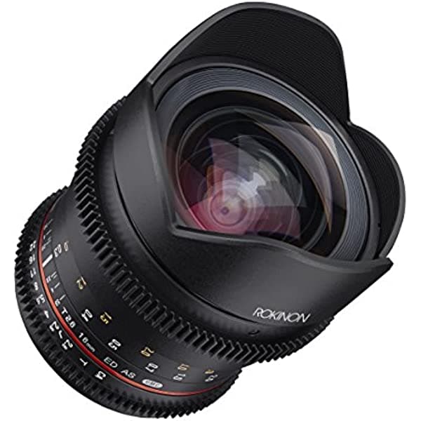 Rokinon Lente Cine gran angular full frame de 0.630 in T/2.6 para Micro Cuatro Tercios MFT, negro (FFDS16M-MFT)