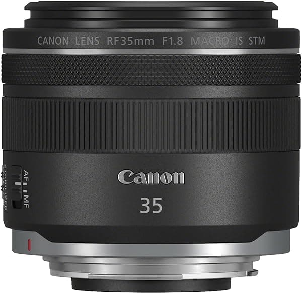 Canon RF 1.378 in f/1.8 es lente macro STM, negro - 2973C002 (modelo internacional) RF 35 mm