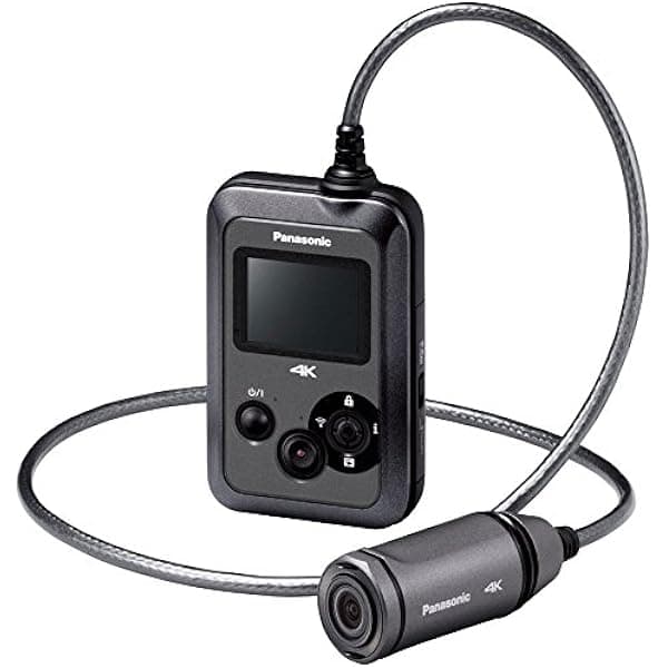 Panasonic HX-A500 4K Punto de Vista Portátil Cámara de Acción Videocámara con LCD de 3 pulgadas (Gris) HX-A500H