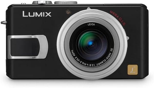 Panasonic Lumix DMC-LX1K Cámara digital de 8MP con zoom óptico estabilizado de imagen 4x (negro)