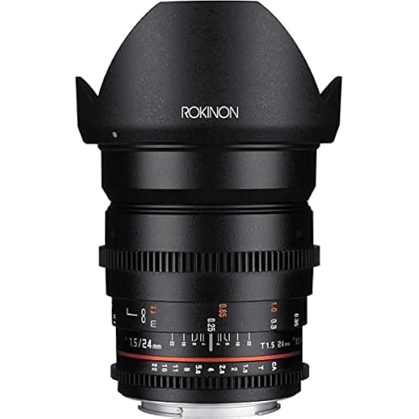 Lente Cine DS de gran angular para Canon EF, de la marca Rokinon, 0.94" DS24M-N