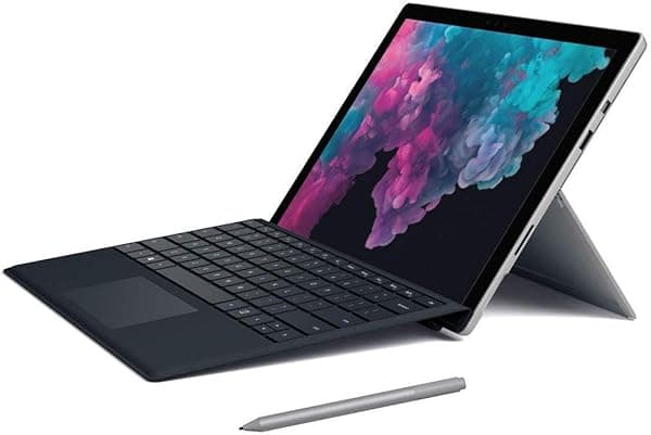 Paquete de Microsoft Surface Pro 6 (Intel Core i5, 8 GB de RAM, 128 GB) con cubierta negra y lápiz Surface Pro M4R-00001