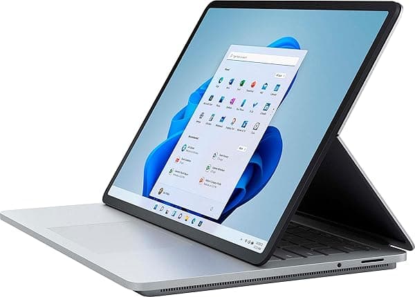 Microsoft Surface Laptop Studio - Laptop con pantalla táctil de 14.4 pulgadas, SSD de 512 GB, i7, 16 GB de RAM con Windows 10 Pro (Core i7-11370H, Wi-Fi, GeForce RTX 3050 Ti, último modelo) Platinum ABR-00026