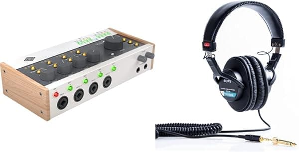 UA Volt 476P USB Audio Interface + Sony MDR7506 - Paquete de auriculares profesionales de gran diafragma