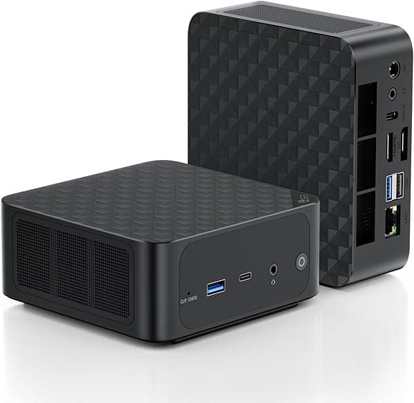 Beelink Mini PC SEi12 Max Intel Core i7-12700H (14C/20T, hasta 4.7GHz), 32GB DDR5, SSD PCIe4.0 de 500GB, computadora gaming compatible con triple pantalla 4K@144Hz/WiFi6/BT5.2/HDMI2.1/DP/Thunderbolt 4/2.5Gbps