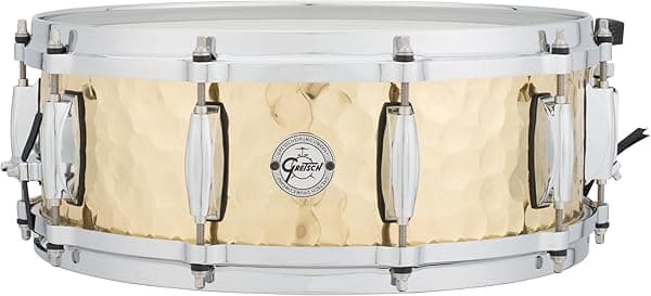 Gretsch Drums Full Range Series S1-0514-BRH - Redoblante de latón martillado de 5x14"
