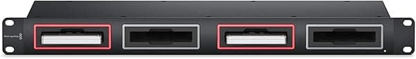 Blackmagic Design MultiDock 10G Base de disco USB-C de 4 ranuras para montaje en rack BM-DISKMDOCK4/U10G
