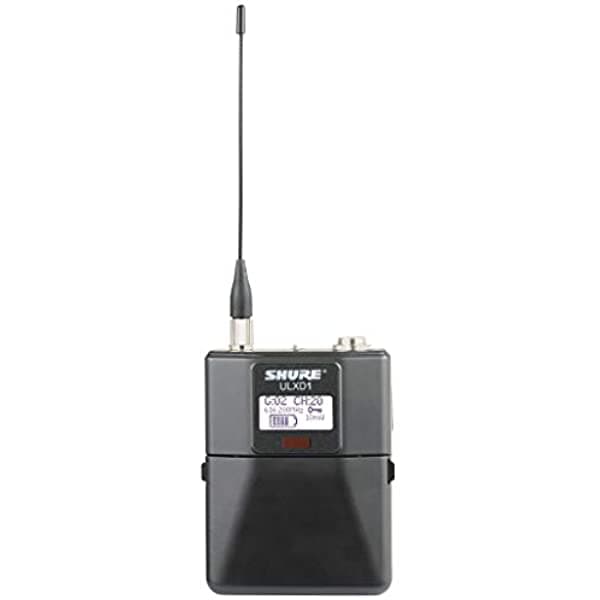 Shure Transmisor inalámbrico ULXD1LEMO3 con conector LEMO de 3 pines, banda J50A ULXD1LEMO3=-J50A
