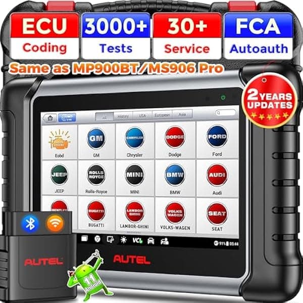 Autel Herramienta de exploración de diagnóstico automotriz MP808BT