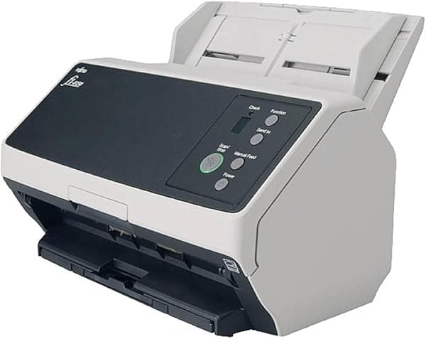 Fujitsu Escáner de documentos fi-8150, ADF A4 Duplex USB 3.2 Escáner habilitado en red para MAC y PC, 50ppm/100ipm PA03810-B101