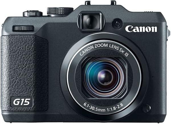 Canon PowerShot G15 12MP cámara digital con LCD de 3 pulgadas (negro) (antiguo modelo) 6350B001