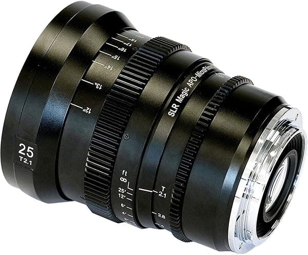 SLR Magic APO MicroPrime - Lente Cine T2.1 de 0.984 in para Canon EF