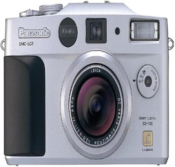 Panasonic Lumix DMC-LC5S - Cámara digital de 4 MP con lente Leica y zoom óptico 3x, color plateado DMC-LC40S