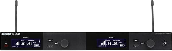 Shure Receptor inalámbrico de doble canal SLXD4D (los transmisores se venden por separado) SLXD4D=-J52