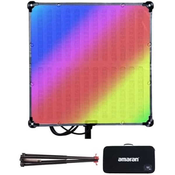Aputure Amaran - Panel de luz LED flexible plegable a prueba de salpicaduras para iluminación de fotografía de estudio de video (amaran F22c) 2022- Amaran F-serise