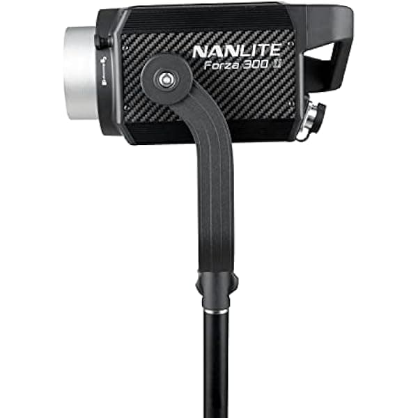Nanlite Forza 300 II LED Luz de 5600K con Control por Bluetooth, Efectos Integrados y Alimentación CA/Batería