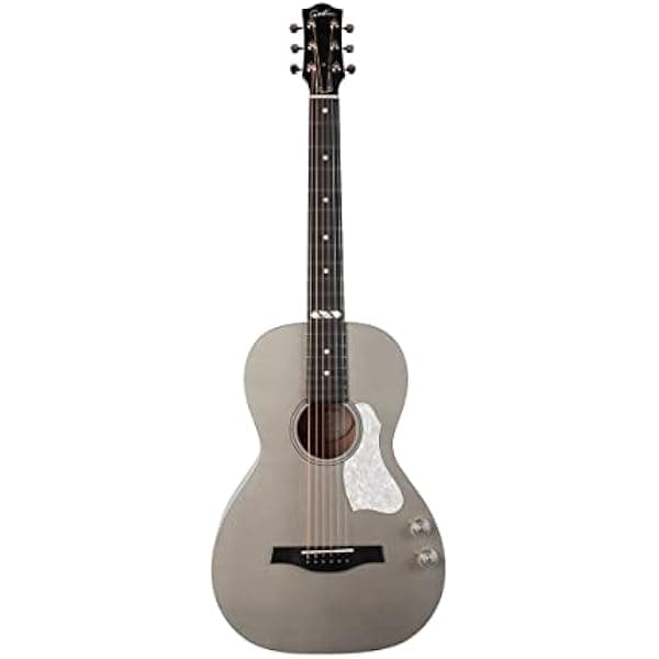 Godin Guitarra electroacústica, 6 cuerdas, para diestros, gris satinado, Salón (047956)