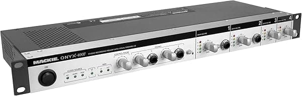 Mackie Onyx 400F 4-Ch. Preamplificador para montaje en bastidor/interfaz FireWire