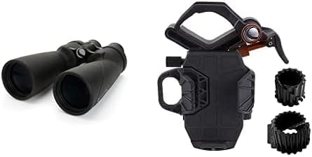 Celestron 71454 Echelon 20x70 Binoculares (negro) con adaptador universal para smartphone