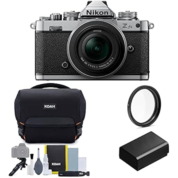 Nikon Cámara sin espejo Zfc con 0.630-1.969 in DLX KIt (4 artículos) NIKZFC-K