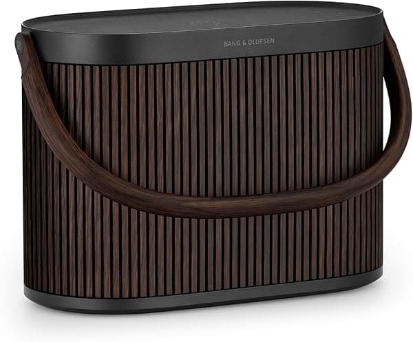 Bang & Olufsen Beosound A5 - Altavoz Bluetooth portátil con conexión Wi-Fi, correa de transporte, roble oscuro 1254100