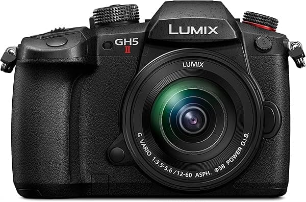 Panasonic DC-GH5M2 LUMIX 5G/4K/Live Support/USB Carga Cámara Digital Versión Japón (kit de lentes de 0.472-2.362 in) DC-GH5M2M