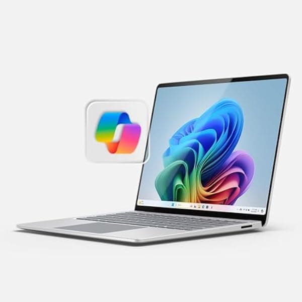 Microsoft Surface Laptop (2024), Windows 11 Copilot+ PC, pantalla táctil de 13.8 pulgadas, Snapdragon X Elite (12 núcleos), 16 GB de RAM, almacenamiento SSD de 512 GB, platino ZGP-00001