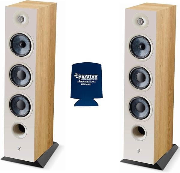 Focal Chora 826 Altavoces de pie de 3 vías bass reflex, madera clara FocalBDL201215-27