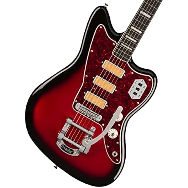 Fender Guitarra eléctrica Jazzmaster de lámina dorada - Candy Apple Burst 140701332