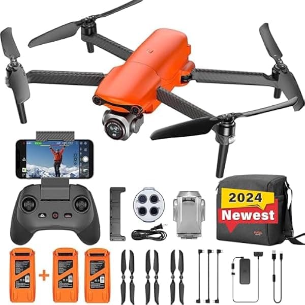 Autel Robotics EVO Lite Plus Premium Bundle, dron CMOS de 1 pulgada con cámara HDR 6K, sin geo-cercado, 40 minutos, gimbal de 3 ejes UAV para evitar obstáculos de 3 vías, transmisión de 7.4 millas