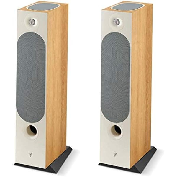 Focal Chora 826-D Dolby Atmos Home Cinema - Altavoces de pie, madera clara (par) 3544050660038LW001