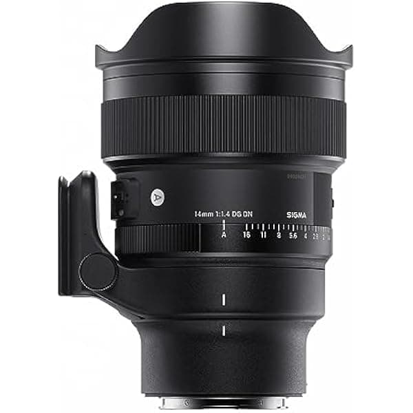 Sigma 14mm F1.4 DG DN Art Lente Gran Angular Full Frame Montura Sony E para Astrofotografia 114.2 grados AF HLA 11 Hojas Resistente al Polvo y Salpicaduras 451965