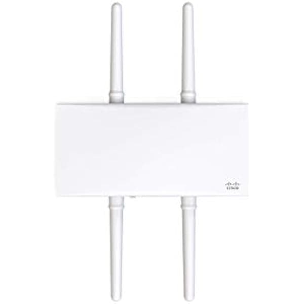 Cisco Meraki MR76 Wi-Fi 6 Access Point Outdoor/Industrial con antenas externas, radios Bluetooth y licencia y soporte de 5 años (MR76-HW+LIC-ENT-5YR)
