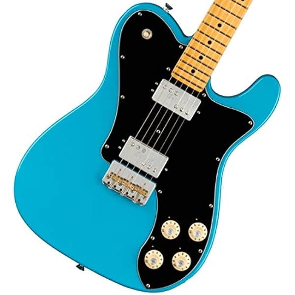 Fender American Professional II Telecaster Deluxe - Azul Miami con diapasón de arce 113962719