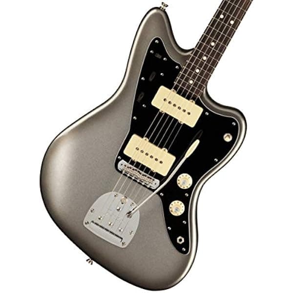 Fender American Professional II Jazzmaster Guitarra Eléctrica Cuerpo Aliso Diapasón Palo Rosa Color Mercury Pickups V-Mod II Tremolo Panorama 22 Trastes con Estuche 113970755