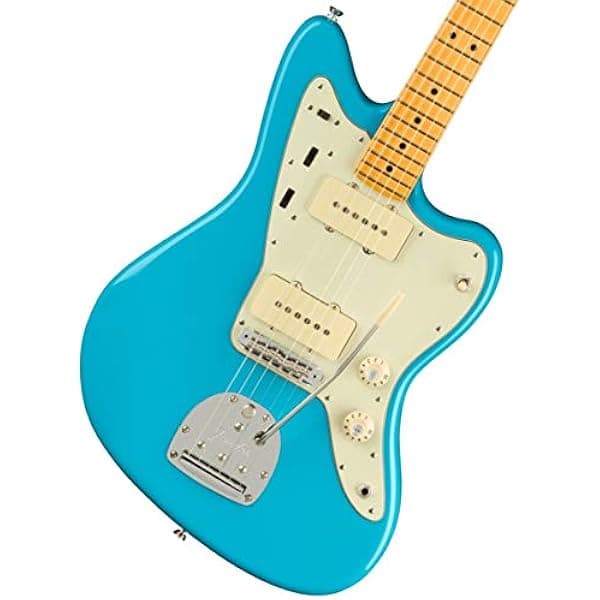 Fender American Professional II Jazzmaster Miami Blue Guitarra Electrica Cuerpo Alder Diapason Arce 22 Trastes Microfonos V-Mod II Tremolo Panorama Estuche 113972719