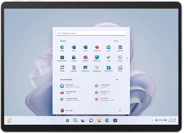 Microsoft Tablet Surface Pro 9 de 13 pulgadas, Core i7 de 12ª generación i7-1265U, deca-core (10 núcleos), 1, 80 GHz, 32 GB de RAM, SSD de 1 TB, Windows 10 Pro, platino SA1-00001