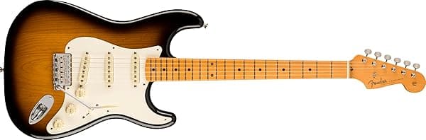 Fender American Vintage II 1961 Stratocaster Guitarra Electrica Blanco Olimpico, Cuerpo Alder, Diapason Slab Palisandro, Pickups Pure Vintage 61 SSS, Tremolo Sincronizado, con Estuche Rigido 110232803