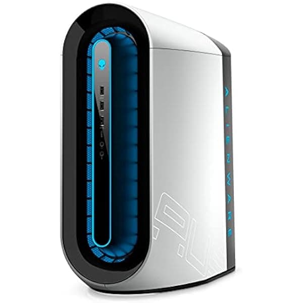 Alienware Aurora R12 RTX 3080 - Computadora de escritorio para juegos de 10 GB Intel 8-Core i7-11700F hasta 4.9 GHz, 32 GB, DDR4 RAM, 2 TB PCIe SSD + 1 TB HDD WiFi 6 Bluetooth 5.1 Lunar Light Windows