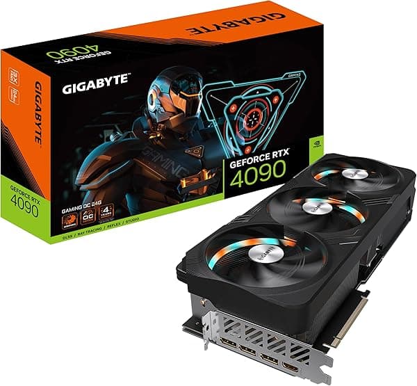 GIGABYTE nVidia GeForce RTX 4090 GAMING OC 24G Tarjeta de video, PCI-E 4.0, GDDR6X, 3 x DP 1.4,1 x HDMI 2.1 GV-N4090GAMING OC-24GD