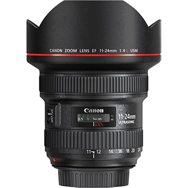 Canon EF 11-24mm f/4L USM Lente Ultra Gran Angular Zoom Full Frame Montura EF 16 elem/11 grupos AF Ring USM Sellado al Clima 1180g (9520B005)