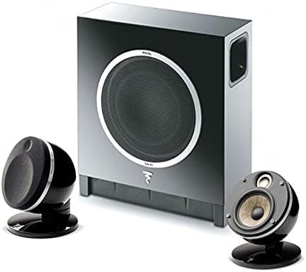 Focal Sistema de altavoces Dome de 2.1 canales con subaire (negro) DOME21AIRF