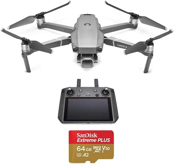 DJI Mavic 2 Pro Drone con controlador inteligente - Con tarjeta MicroSDXC de 64 GB 1