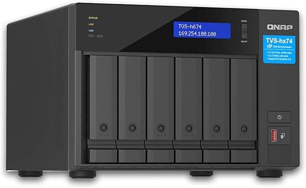 QNAP TVS-h674 6-Bay Core i5-12400 32GB Caja NAS TVS-h674-i5-32G
