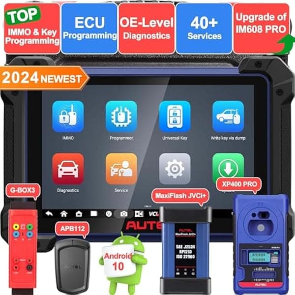 Autel IM608 PRO II - Programador de llaves, igual que IM608S II/IM608 II, con XP400PRO/G-BOX3/APB112, herramienta de programación IMMO y llaves de auto, escáner de diagnóstico bidireccional IM608 PRO II & G-BOX3/APB112/IMKPA