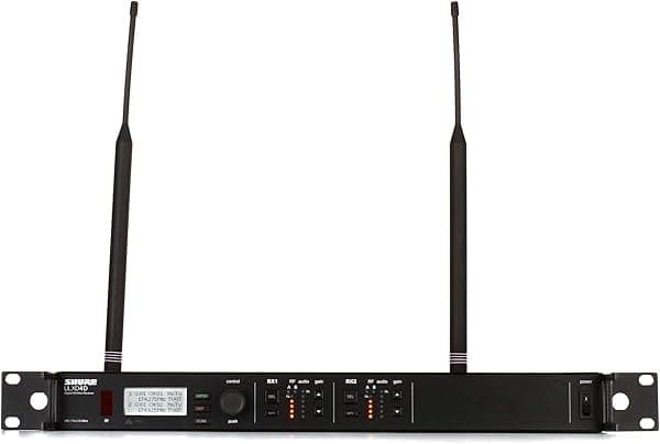 Shure Receptor inalámbrico digital de doble canal ULXD4D, banda V50 ULXD4D=-V50