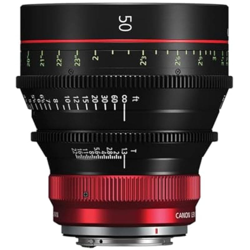 Canon CN-E 50mm T1.3 L F Lente Cine Prime EF Mount Full-Frame 4K T1.3 11 Hojas Diafragma 6570B001 Cinema Prime Lens