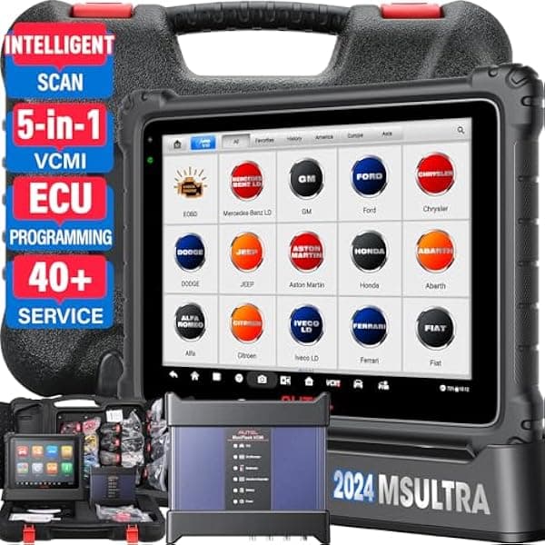Escáner Autel MaxiSYS Ultra 2024: herramienta automática superior con servicio 40+, VCMI 5 en 1, escaneo inteligente, mapa de topología, programación y codificación de ECU, actualizado de MaxiCOM MSULTRA