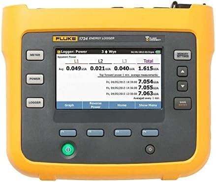 Fluke 4706548 1732/EUS Medida y registro de energía de CA trifásica y energía